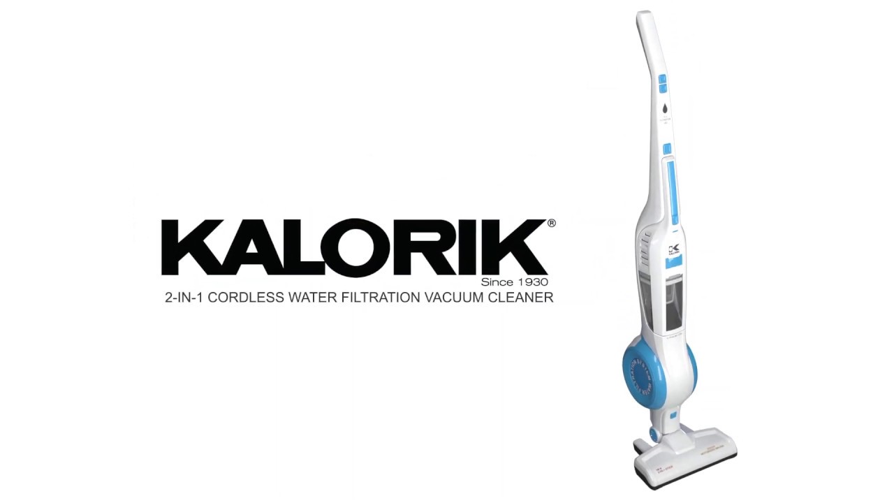 Kalorik 2in1 Cordless Water Filtration Vacuum Cleaner