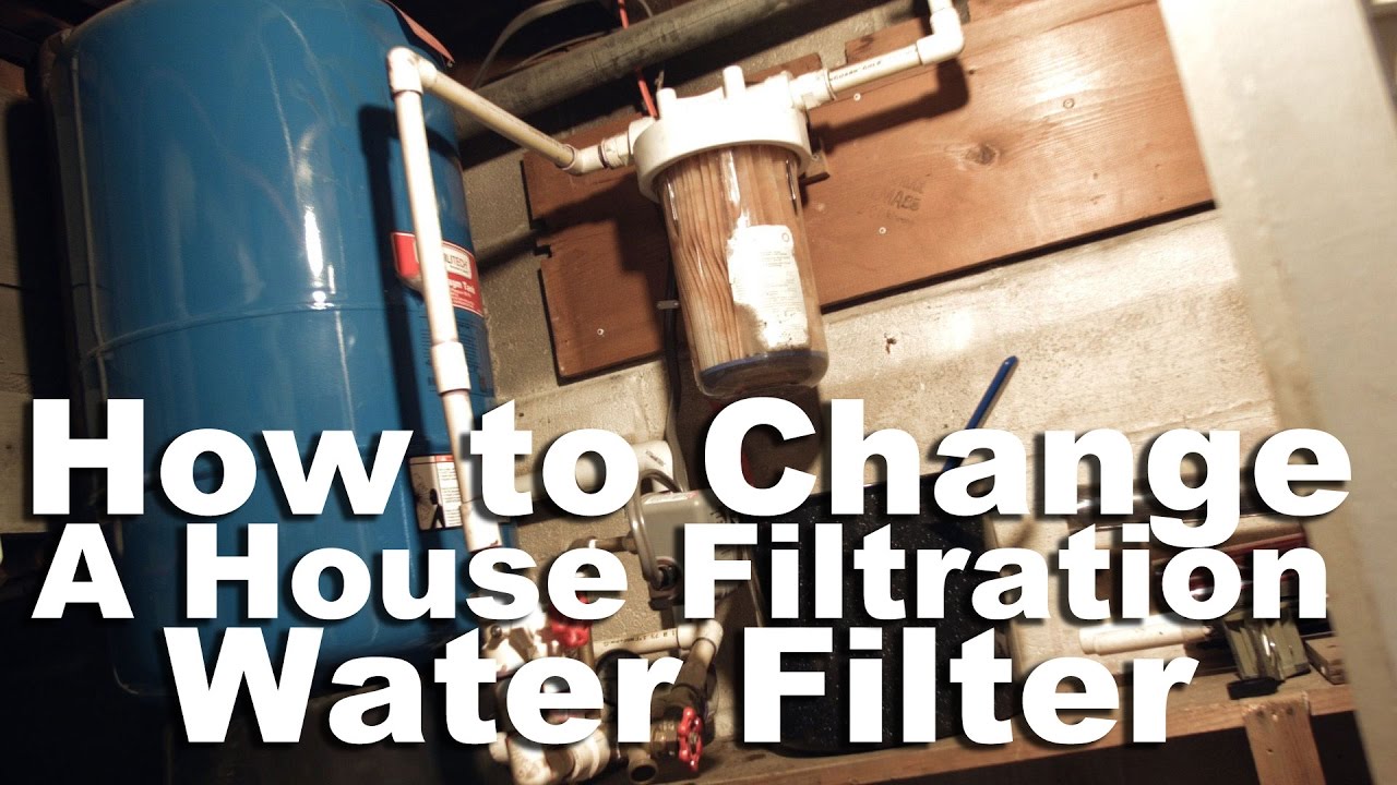 How to Change a Whirlpool House Filtration Filter or Well Water Filter.