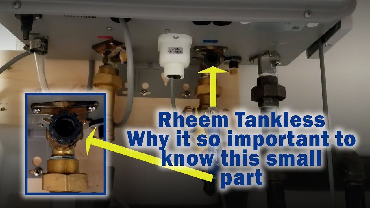 Rheem Tankless Water Filter Cleaning